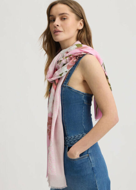 Stola con stampe floreale liu jo pe 25 art. 2a5047