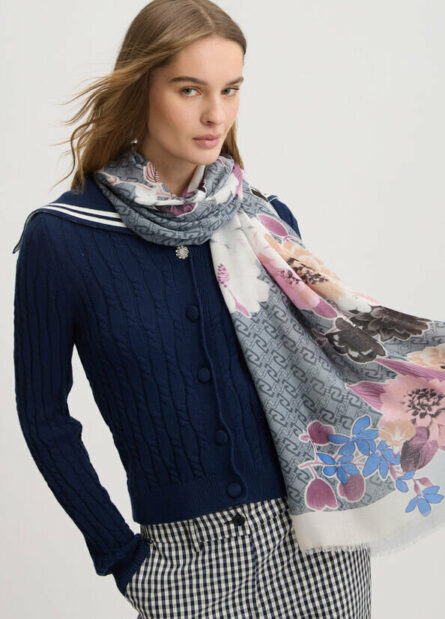 Stola con stampe floreale liu jo pe 25 art. 2a5047