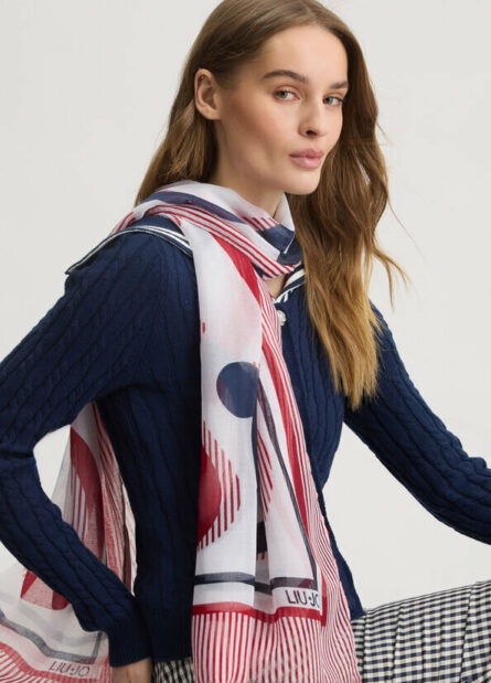 Stola con stampa liu jo pe 25 art. 2a5051