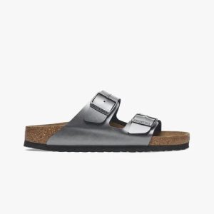 Arizona Metallic Black Birko Flor Birkenstock Sandali Donna 1029224PE25.