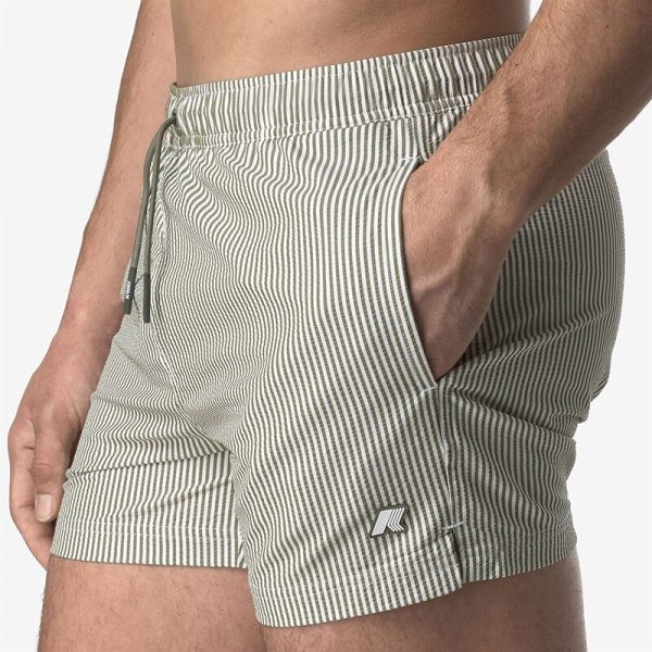 Hazel Mid Stripes Beach k-Way Costumi Uomo K8141KWPE25.