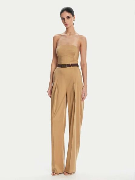 Tuta in lyocell stretch con lacci criss-cross tu05152e2 Elisabetta Franchi pe25
