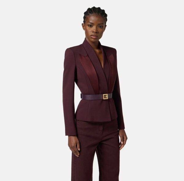 Giacca Con Cintura Elisabetta Franchi GI17656E2