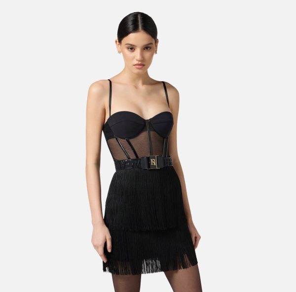 Abito Donna Con Cintura Elisabetta Franchi AB82556E2