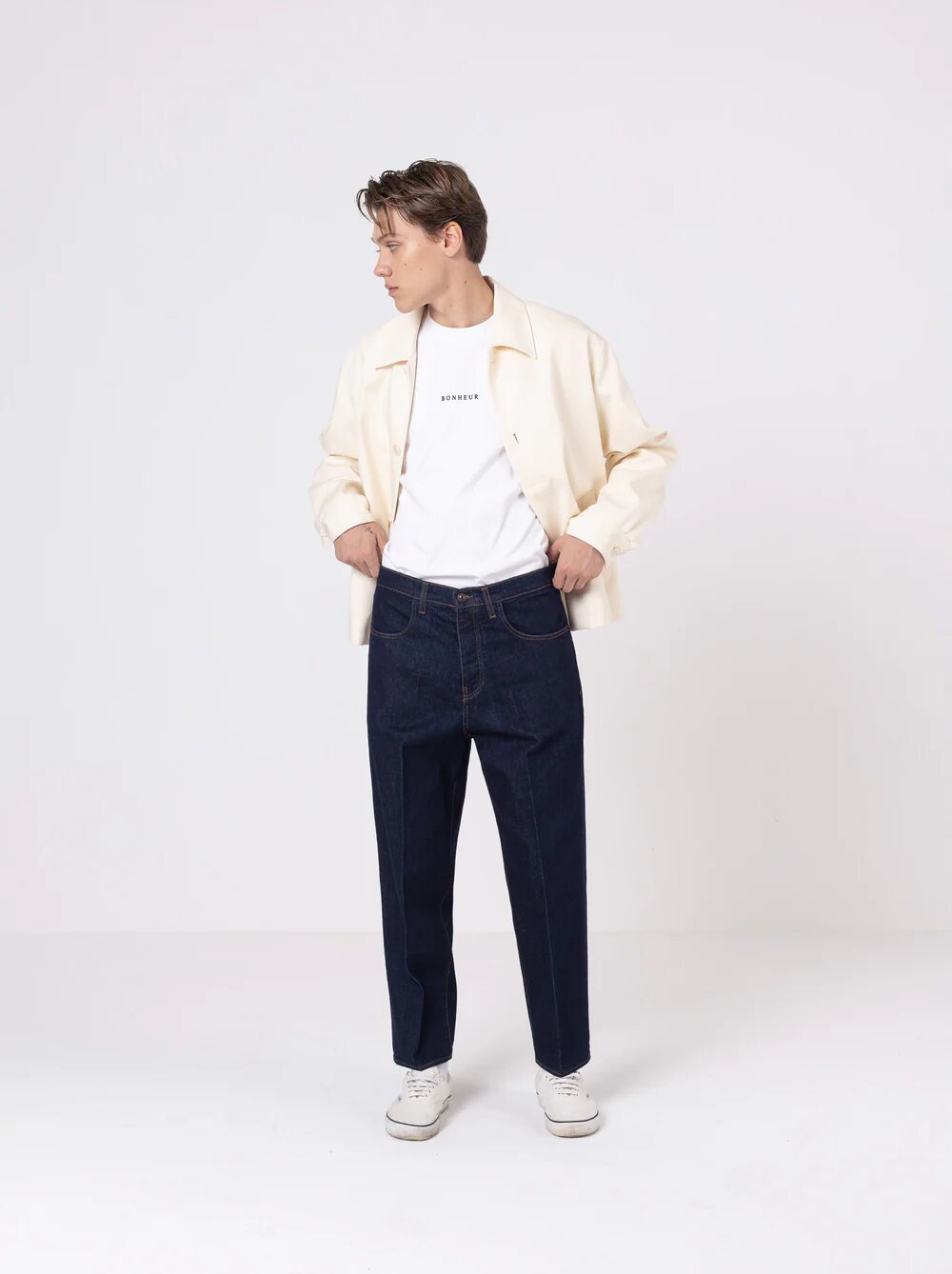 Denim 5 tasche Over 100% Coton Bonheur Jeans Uomo OSAKA/L.0AI2526.