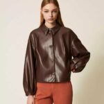 Giacchina Corta Spalmata Twin Set Giacche Donna 252TP2090 AI25.26.