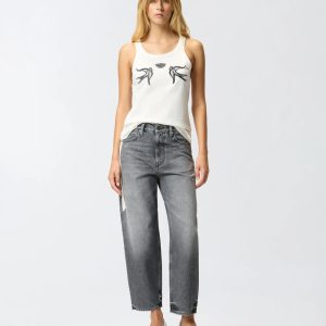 Estelle Egg Moonlight Gray Den Pinko Jeans Donna 103857A2RY AI25.26.