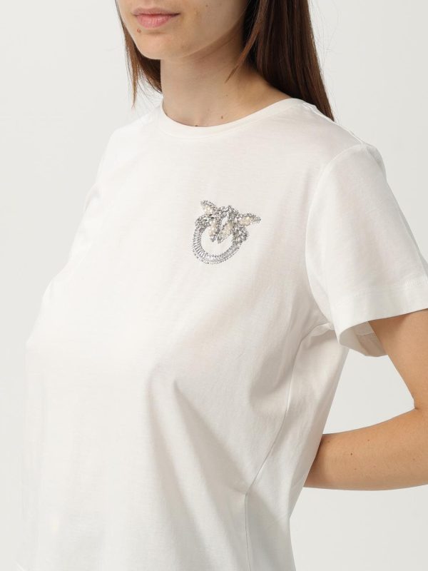 Nambrone t-Shirt Jersey Ricamo Pinko t-Shirt Donna 103320A2RN AI25.26.