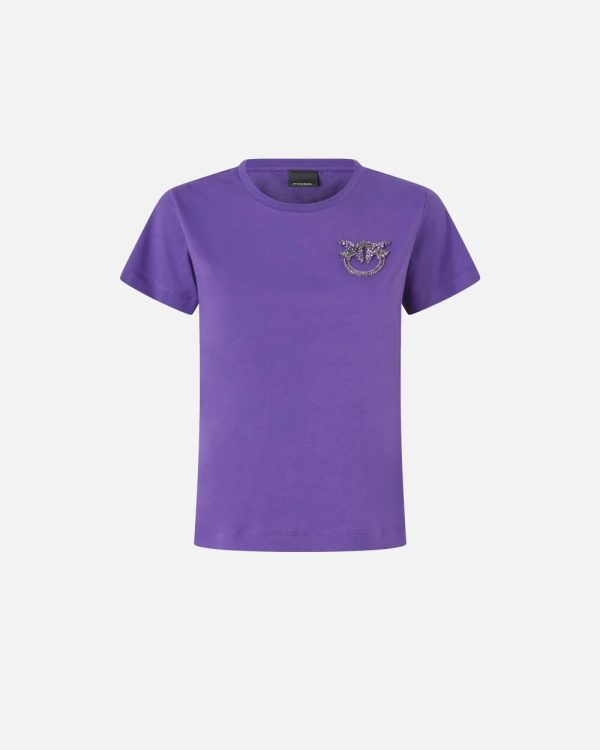 Nambrone t-Shirt Jersey Ricamo Pinko t-Shirt Donna 103320A2RN AI25.26.