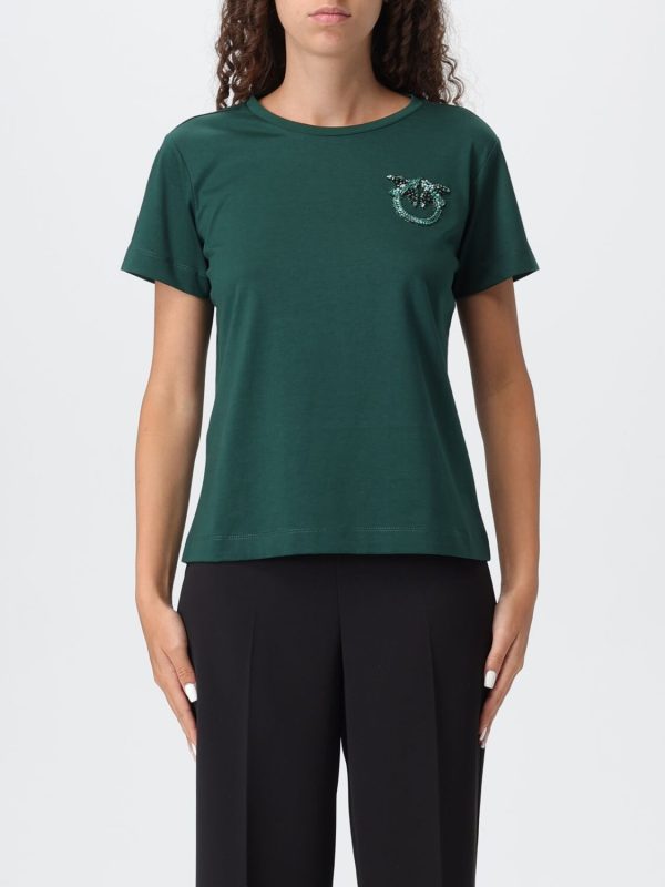 Nambrone t-Shirt Jersey Ricamo Pinko t-Shirt Donna 103320A2RN AI25.26.