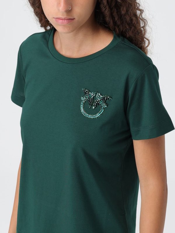 Nambrone t-Shirt Jersey Ricamo Pinko t-Shirt Donna 103320A2RN AI25.26.