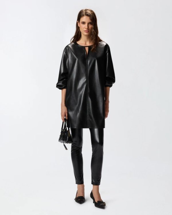 Sfumato Abito Tessuto Spalmato Pinko Abiti Donna 105587A2P4 AI25.26.