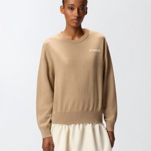 Martinica Maglia Blend Ws Logo Pinko Maglie Donna 105561A2SI AI25.26.