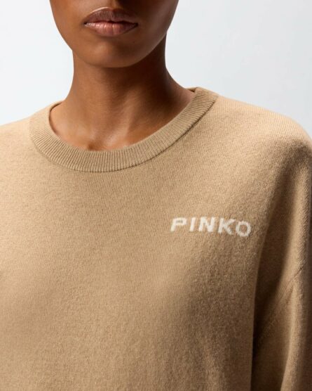 Martinica Maglia Blend Ws Logo Pinko Maglie Donna 105561A2SI AI25.26.