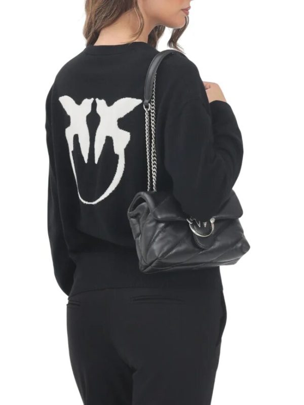 Martinica Maglia Blend Ws Logo Pinko Maglie Donna 105561A2SI AI25.26.