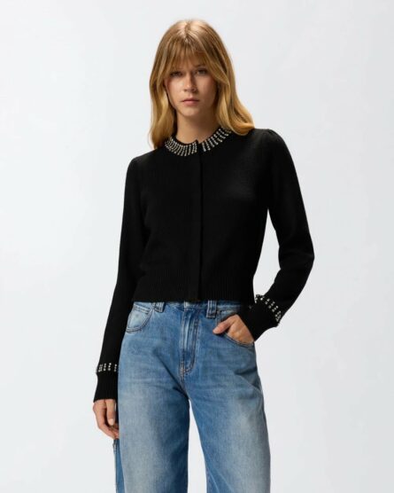 Spezzino Cardigan Blend Ws Str Pinko Maglie Donna 105686A2S4 AI25.26.