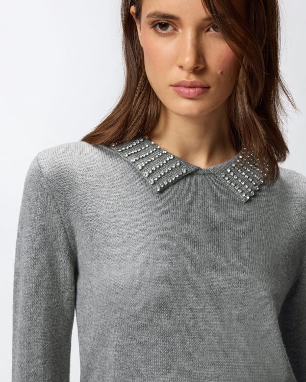 Ventotene Maglia Blend Ws Stra Pinko Maglie Donna 105530A2S4 AI25.26.