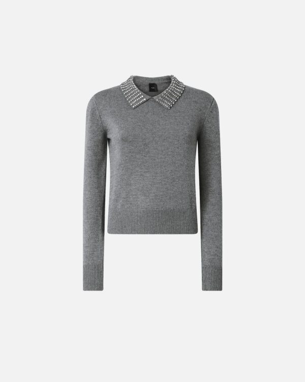 Ventotene Maglia Blend Ws Stra Pinko Maglie Donna 105530A2S4 AI25.26.