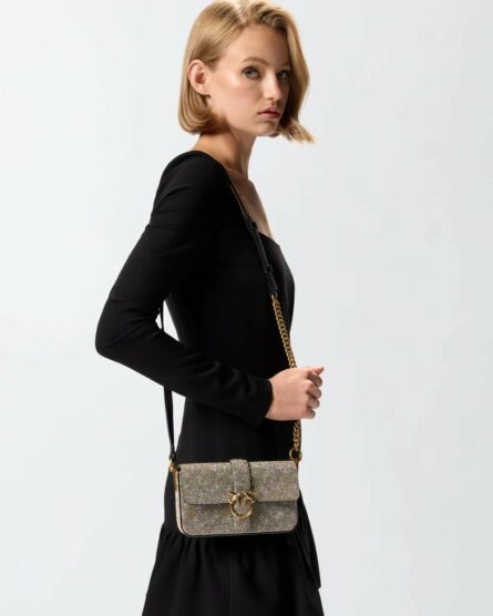 Love One Slouchy Baby Monogram Pinko Borse Donna 105353A2OD AI25.26.