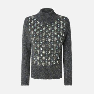 Mirror Image Maglia Muline And Pinko Maglie Donna 105971A2YC AI25.26.