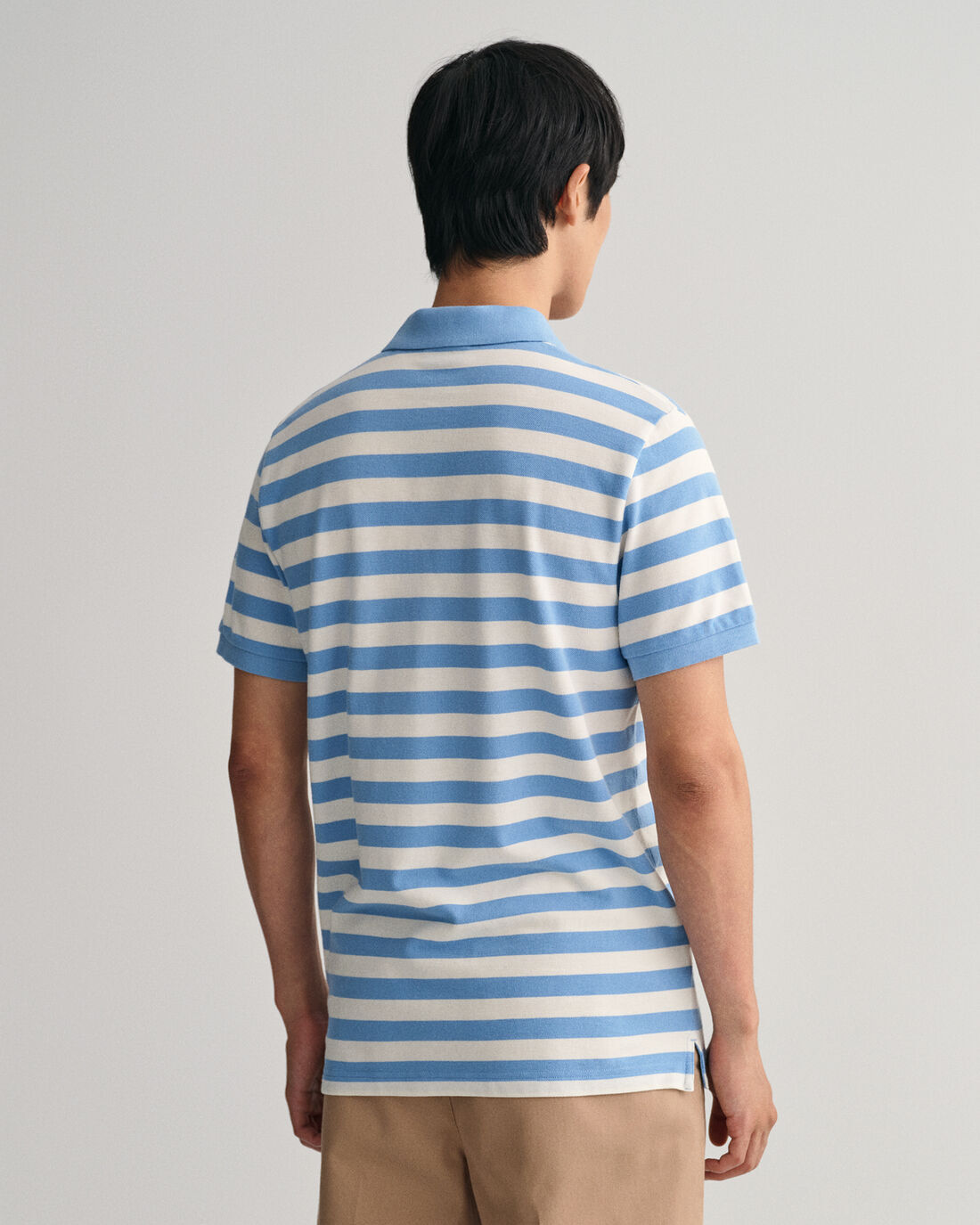polo multi stripe pique gant pe 23. - immagine 6
