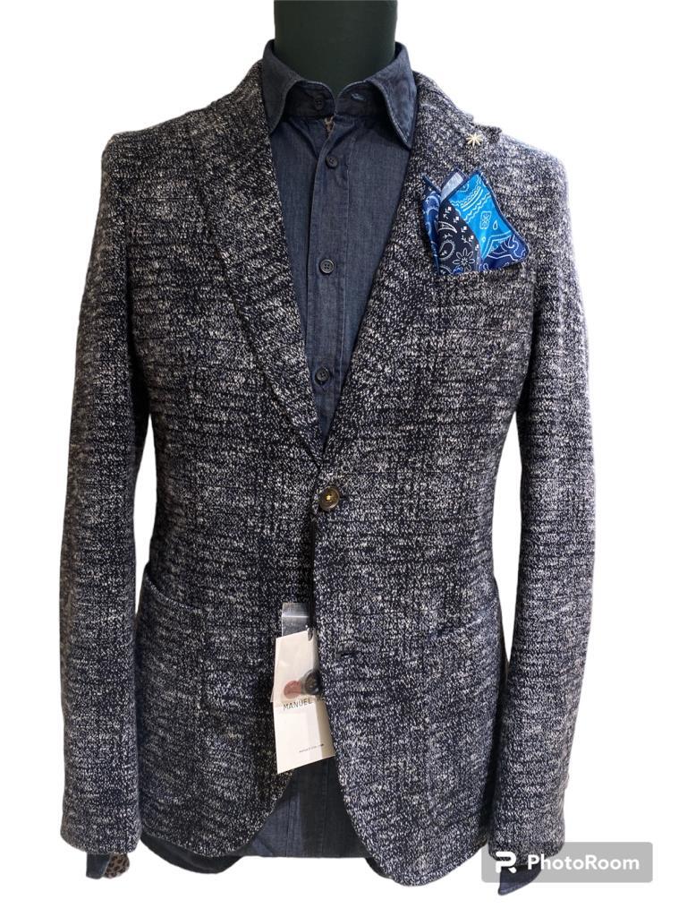 giacca due bottoni slim manuel ritz ai 23.24.