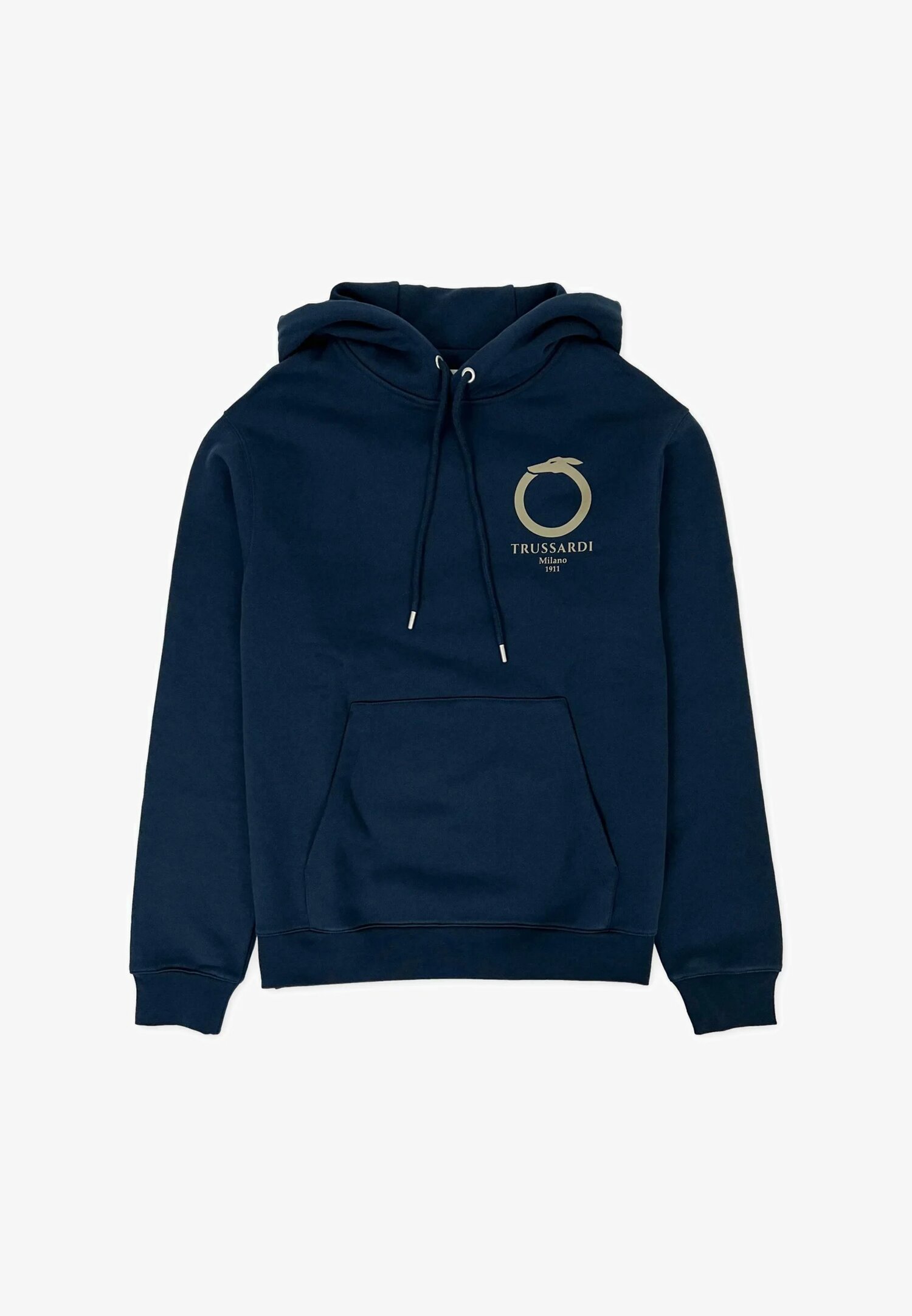 felpa con cappuccio trussardi ai 23.24. - immagine 3