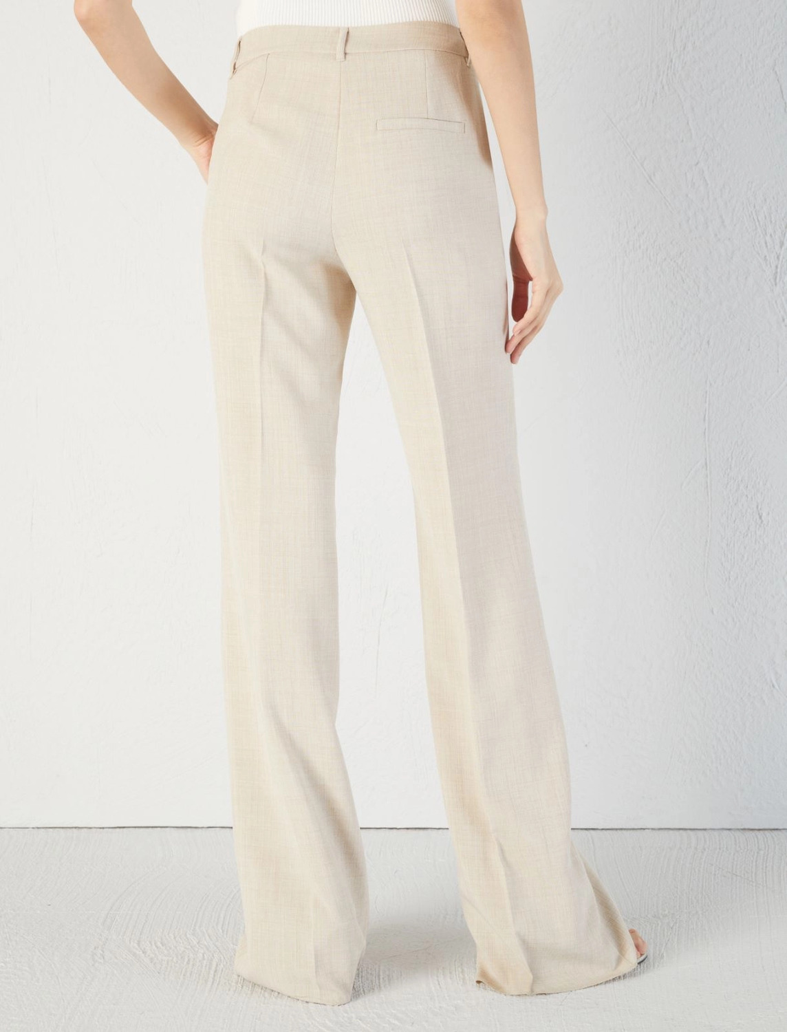 Pantaloni  melange alec2 marella pe 24. - immagine 3