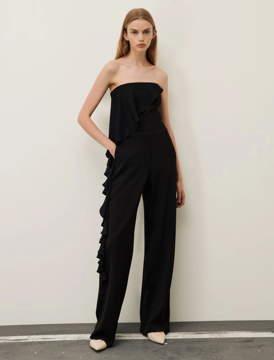 Tuta in cady stretch con cintura narva marella pe 24.