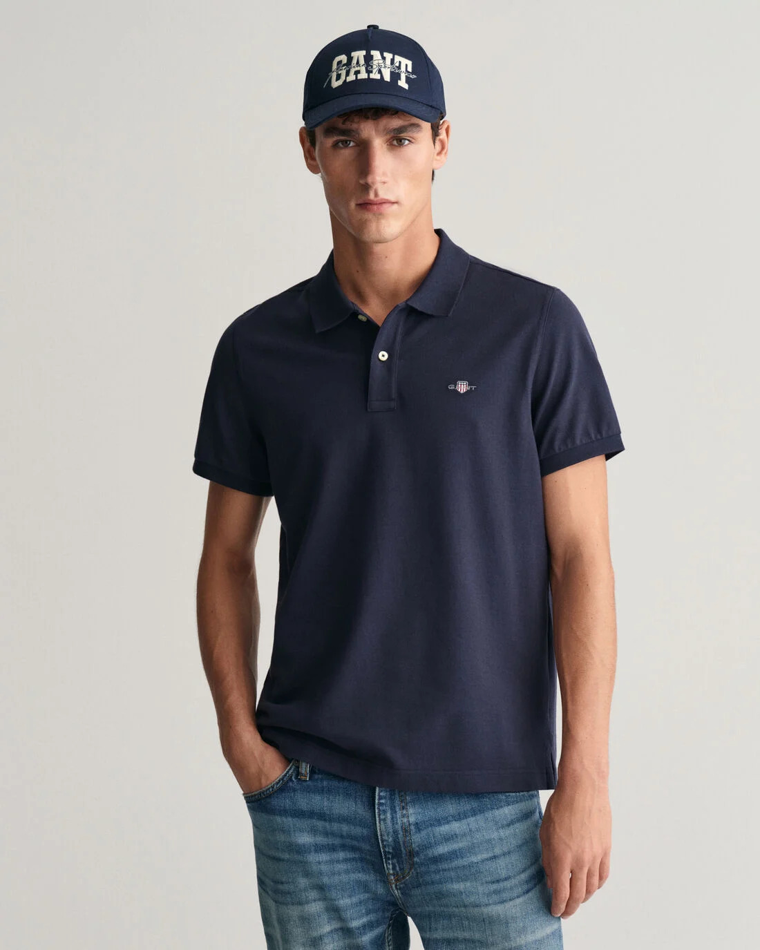 Polo regular in piquè gant pe 24.
