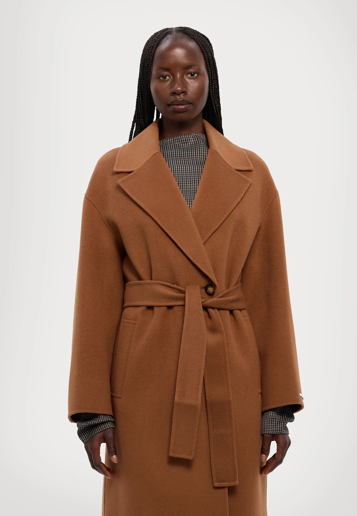 cappotto pure lana marna marella ai 24.25. - immagine 2