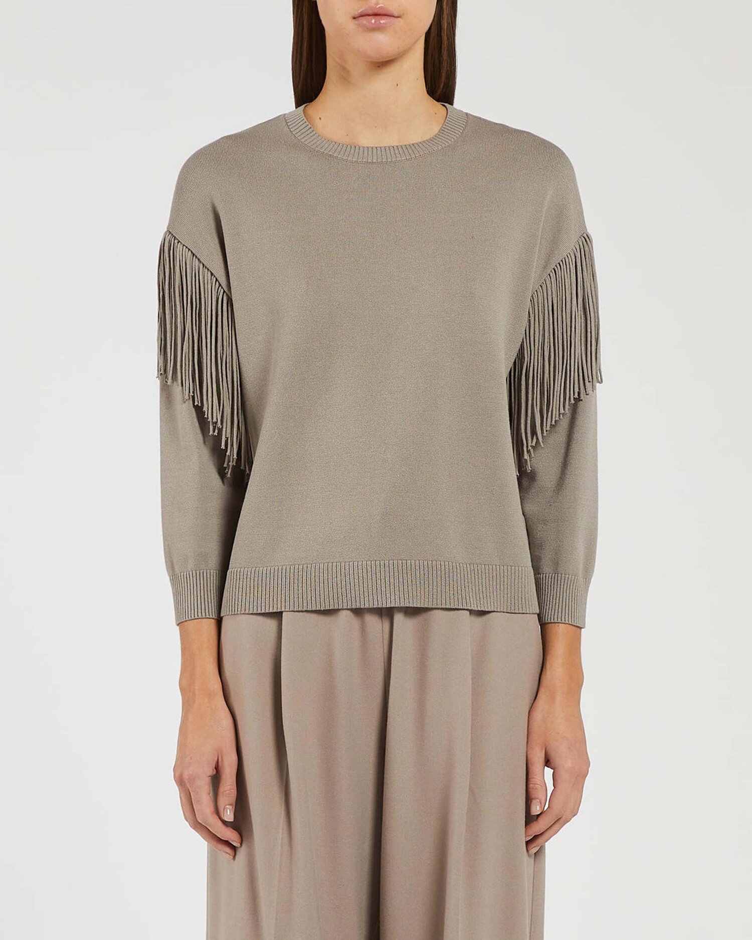 maglia con frange sbarra marella ai 24.25. - immagine 2