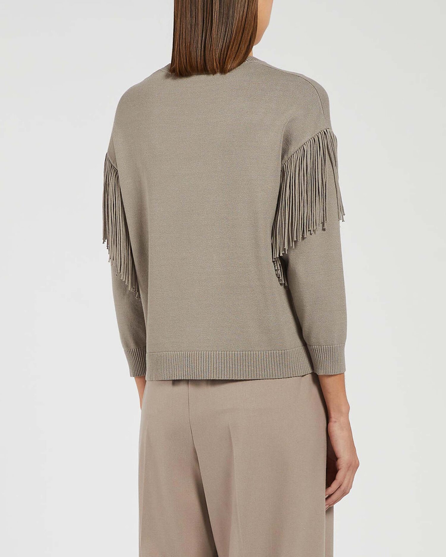 maglia con frange sbarra marella ai 24.25. - immagine 3