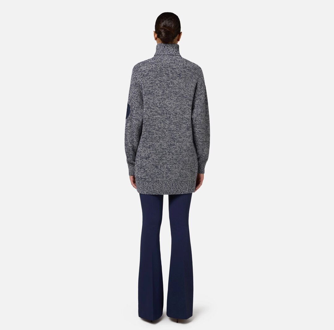 Dolcevita  con patch logo mk84s46e2 elisabetta franchi ai 24.25. - immagine 3