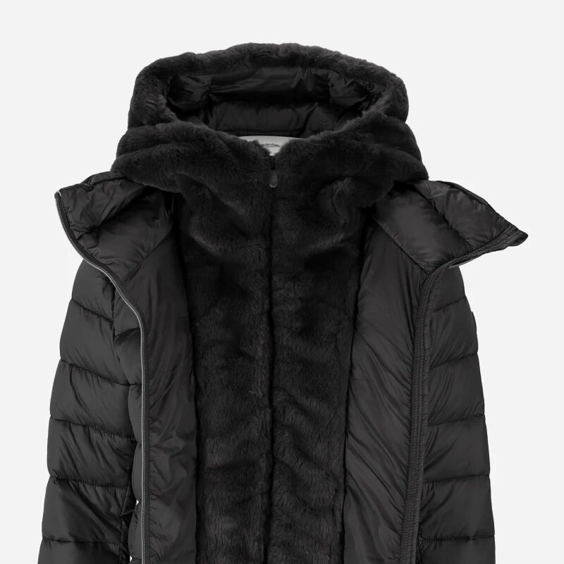 giubbotto con cappuccio in ecopelliccia matilda save the duck ai 24.25. - immagine 3