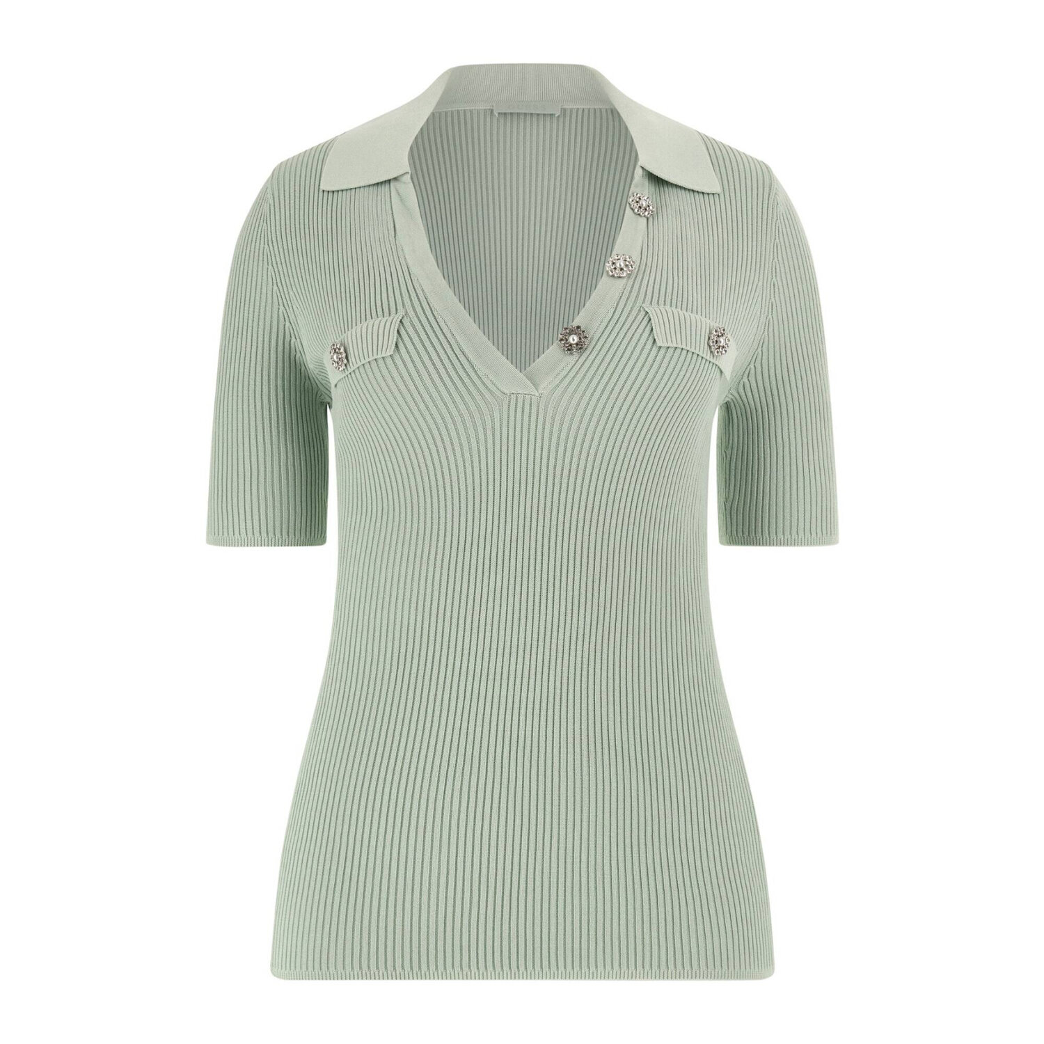 Paula Ss Polo Neck s Guess Maglie Donna W5RR25 PE25. - immagine 1