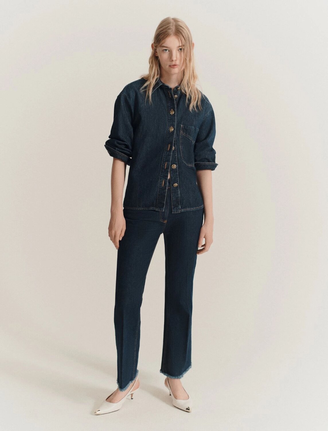 Jeans flare crop fcrop marella pe 25 - immagine 1