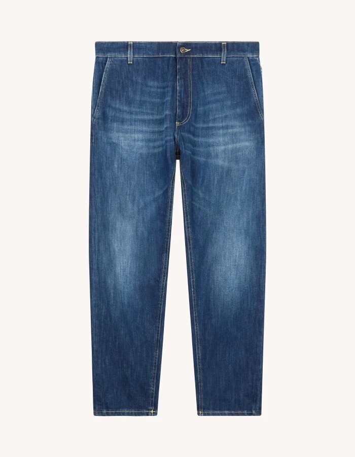 Jeans dondup pe25. mod. jeff carrot in denim stretch 
art. up641 ds0107u il7 - immagine 4