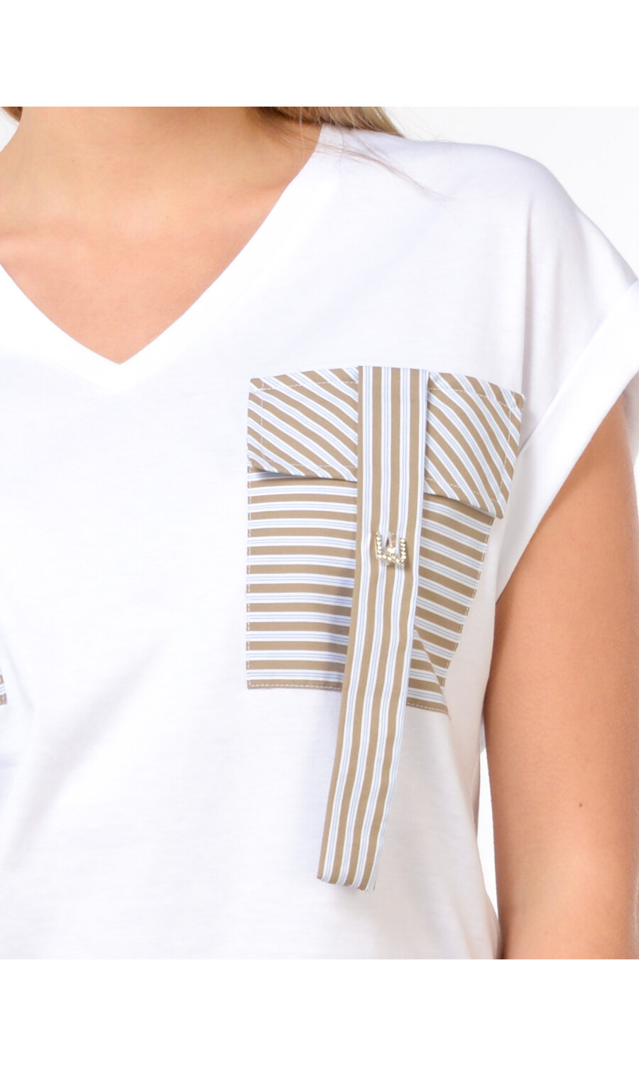 T- shirt liu jo pe 25. 
art. wa5152 - immagine 3