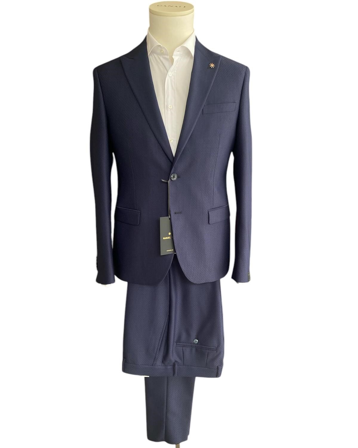 Abito  Manuel Ritz drop 9 slim microfantasia 3830A3119 253091