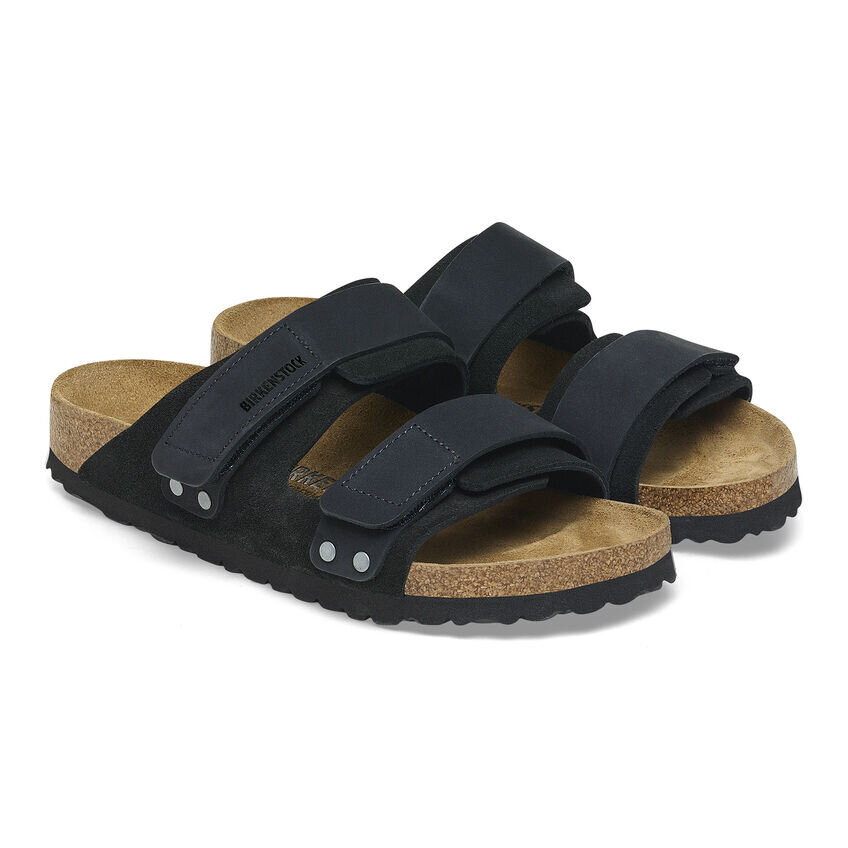 Uji Black Suede Leather/nubuck Birkenstock  1024832 PE25.