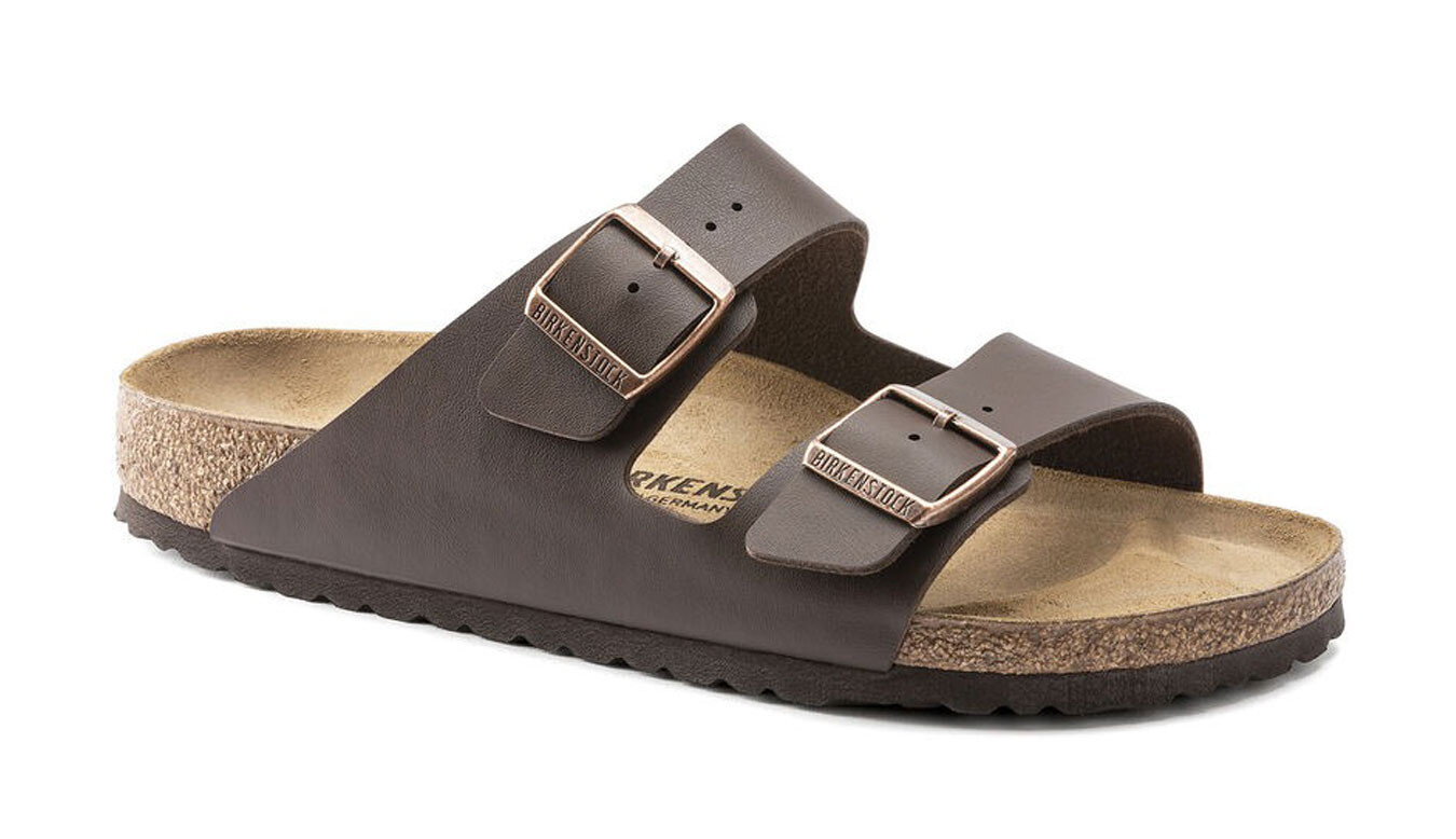 Arizona Dark Brown Birko Flor Birkenstock Sandali Uomo 051703PE25. - immagine 2