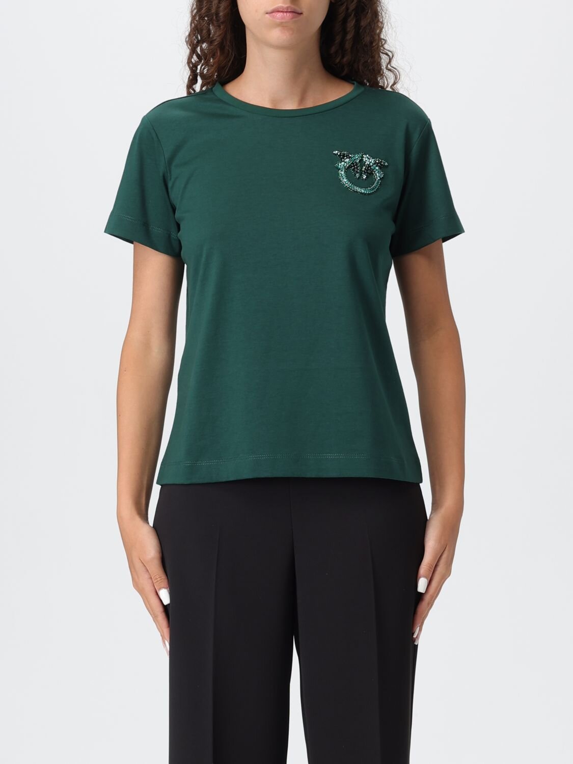 Nambrone t-Shirt Jersey Ricamo Pinko t-Shirt Donna 
103320A2RN AI25.26. - immagine 11