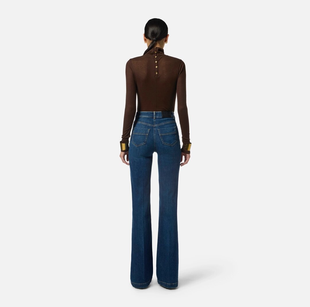 Pantalone Mod. Jeans Elisabetta Franchi  PJ02D56E2 - immagine 3