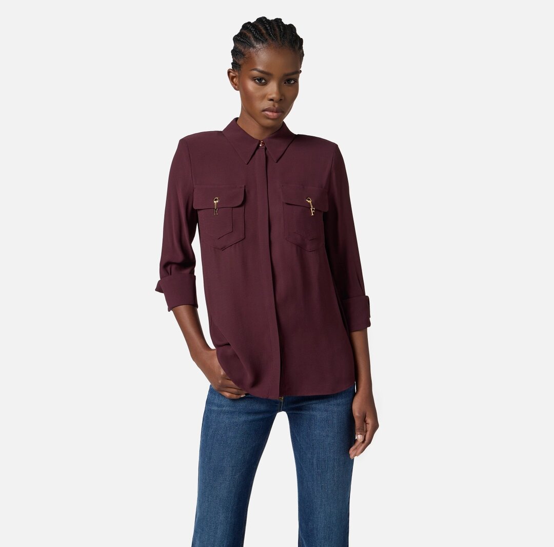 Camicia Elisabetta Franchi CA12256E2 - immagine 5