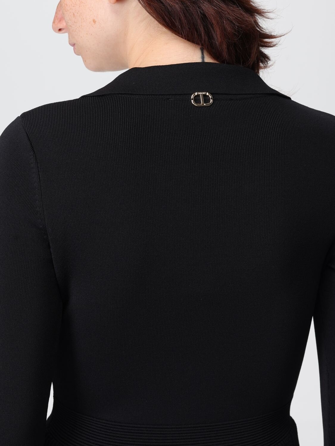 Abito In Maglia Punto Effetto Riga Twin Set Abiti Donna 
 
 252TP3110AI25.26. - immagine 8