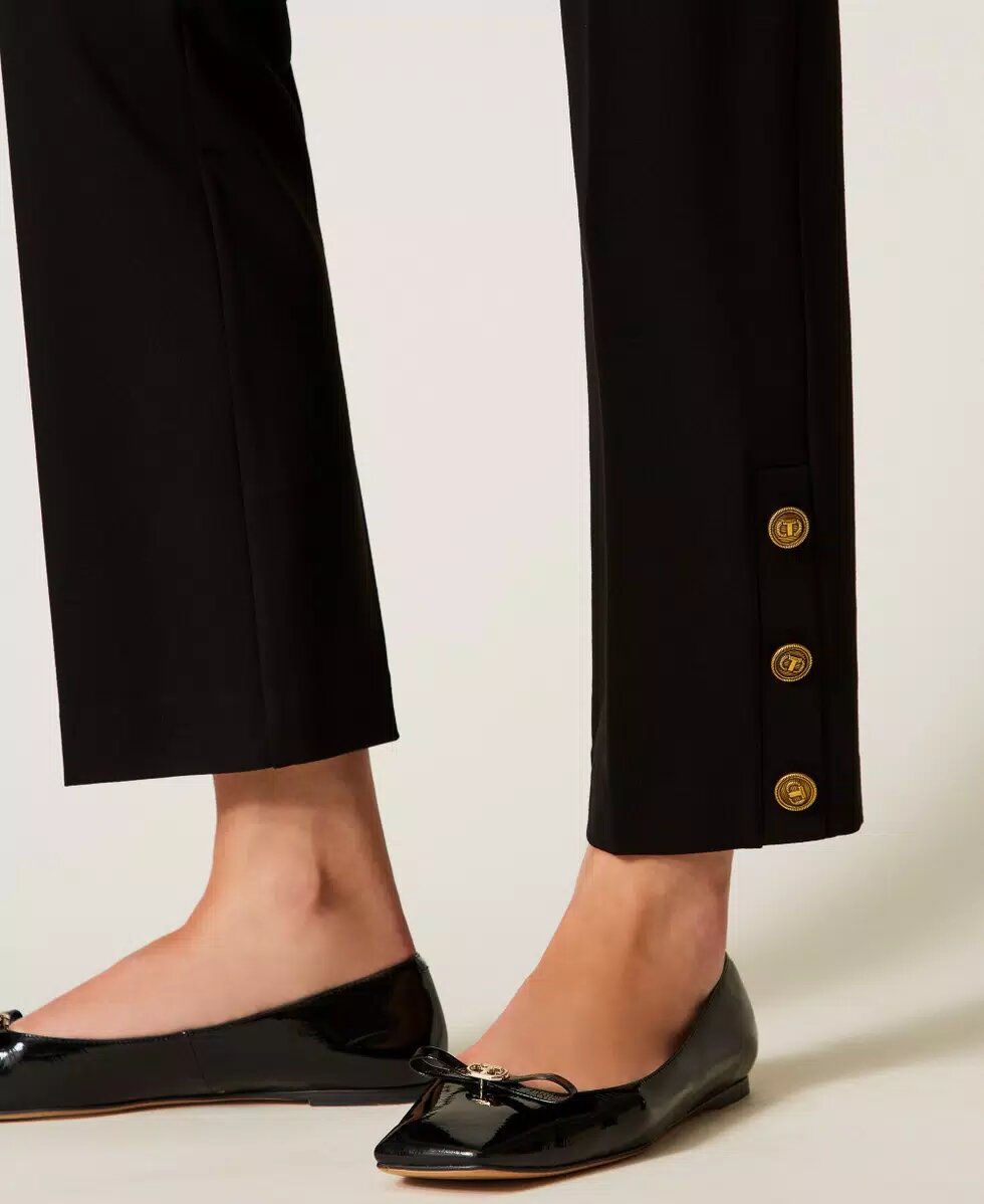 Pantalone Cropped Twin Set Pantaloni Donna 
 
 252TP2603AI25.26. - immagine 3