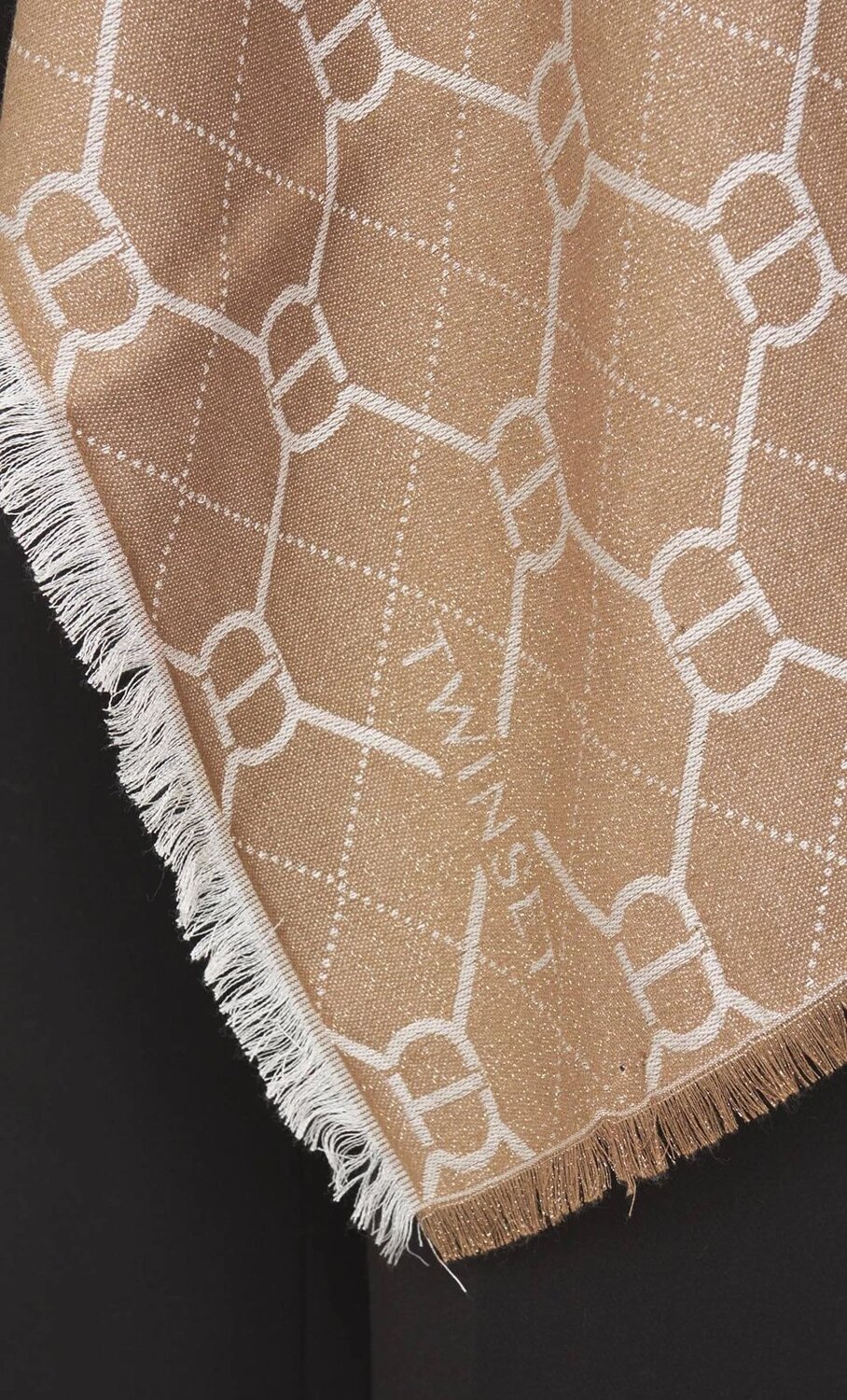 Stola Jacquard Lurex Sfumata Twin Set Sciarpe Donna 252TA4210AI25.26. - immagine 2