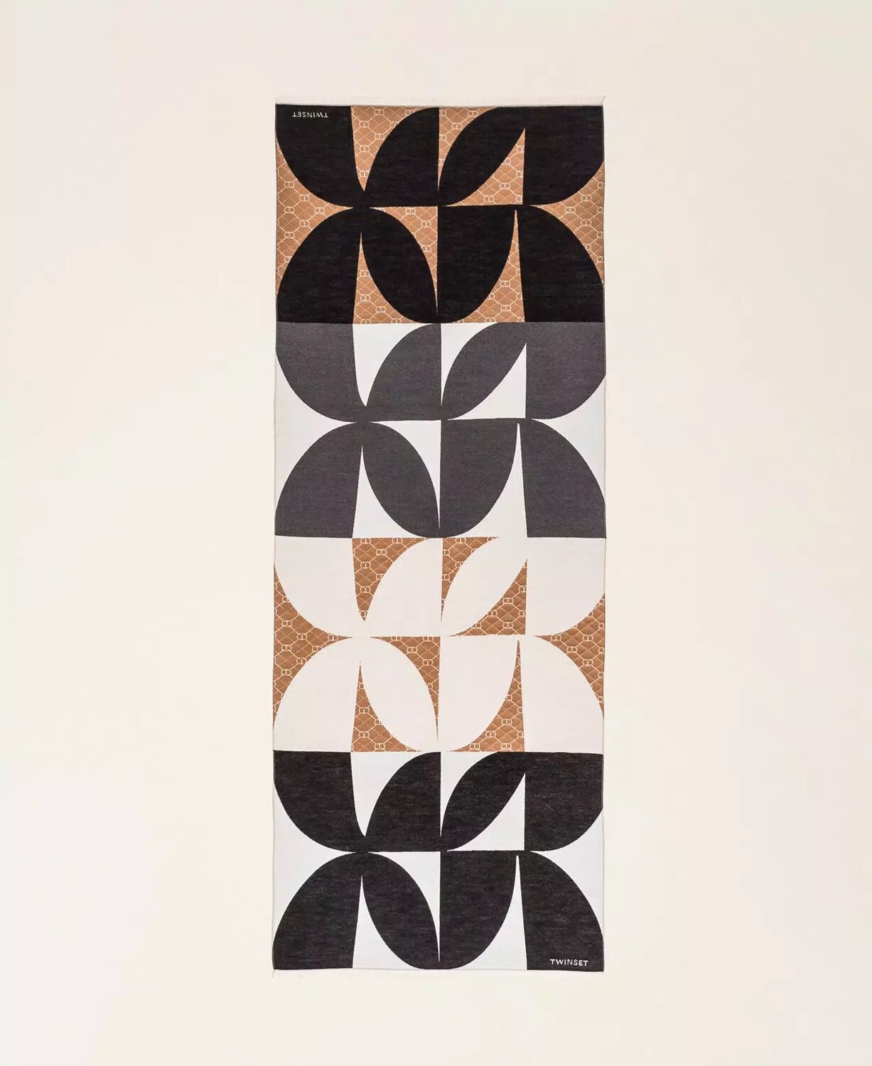 Stola In Panno C/motivo Logo Jacquard Twin Set Sciarpe Donna 252TA4170AI25.26. - immagine 7