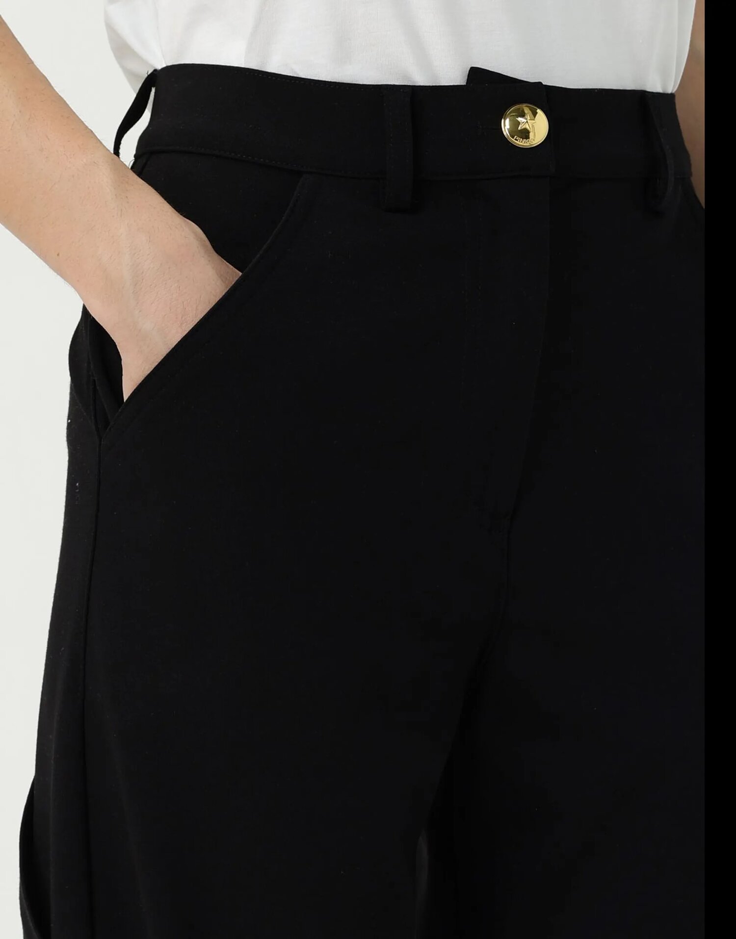 New Piatto Punto Stoffa Pinko Pantaloni Donna 
 
 105897A2QJAI25.26. - immagine 3